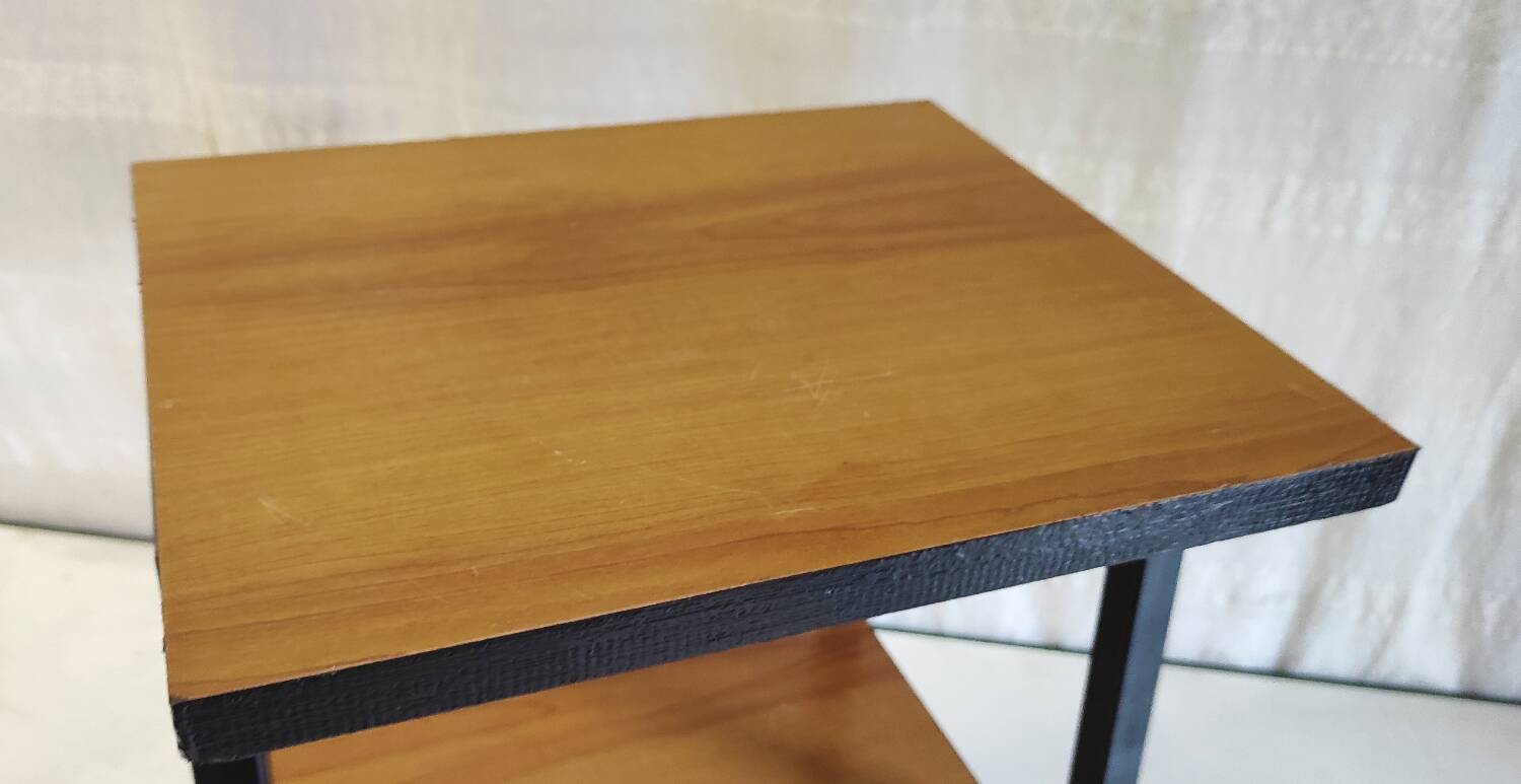 Modernist boarding school bedside table - 50s/60s