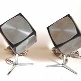 Pair of Jacob Jensen Cube Speakers for Grundig Audiorama 700 70s