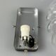 60s 70s wall lamp made of glass & metal bubble wall sconce space age design