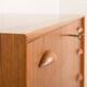 Scandinavian teak chest of drawers by Johannes Sorth for Nexo Mobelfabrik.