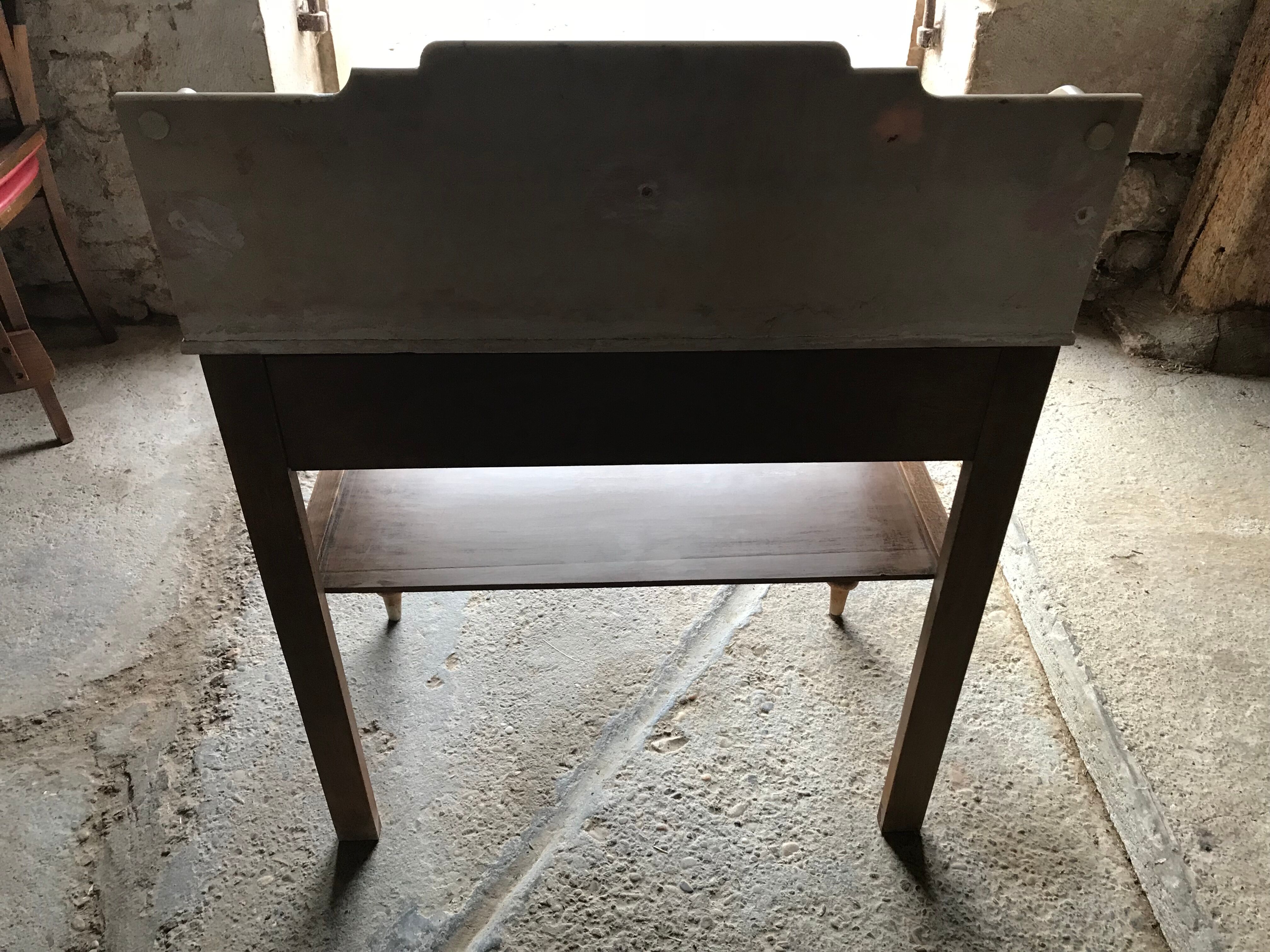 Old marble top vanity