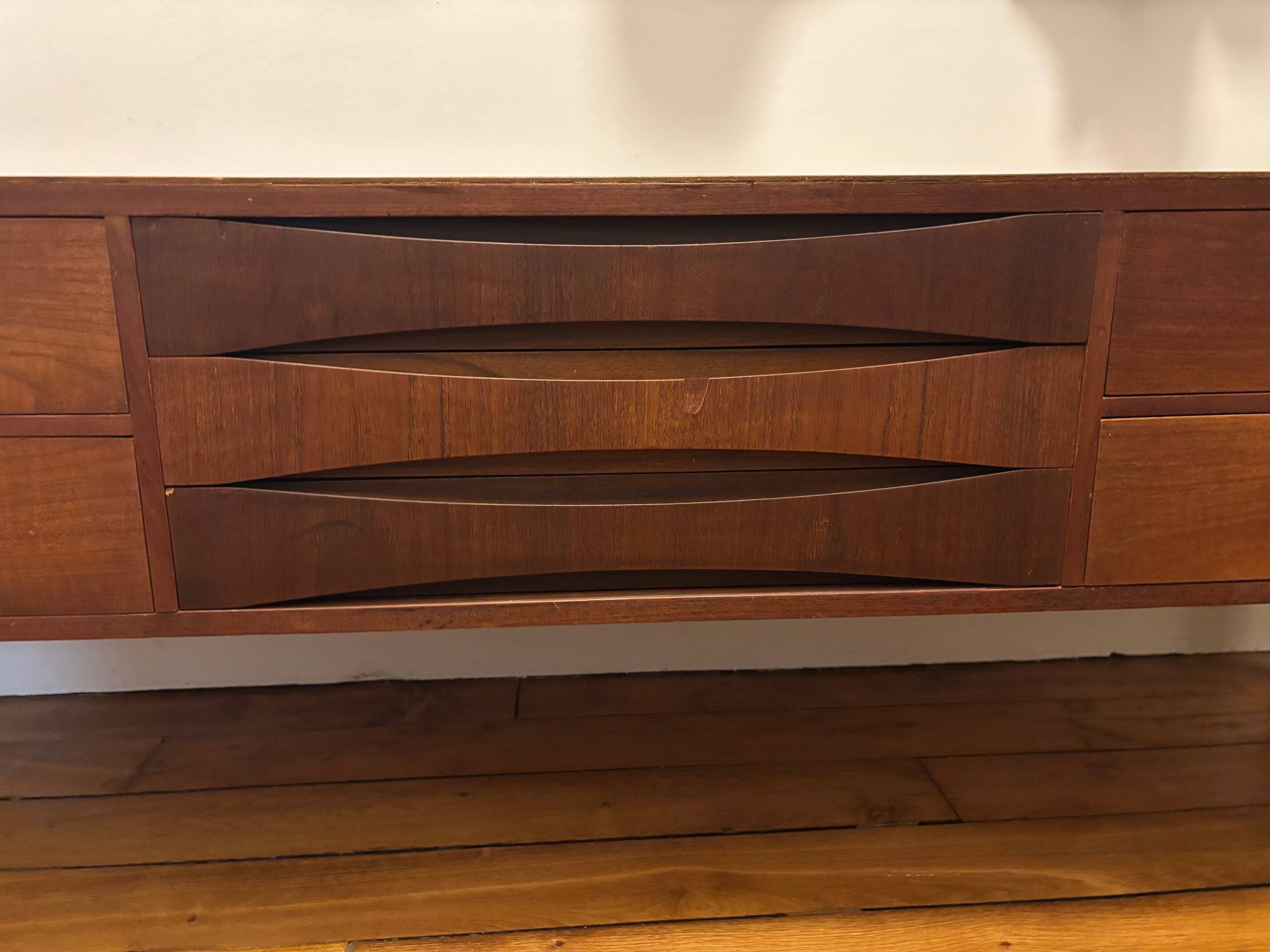 Enfilade vintage scandinave en teck 1960/1970
