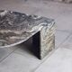 Table basse en marbre forme oeil par Roche Bobois, 1970