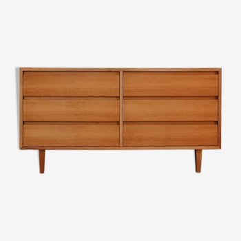 Scandinavian low chest of drawers