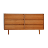 Scandinavian low chest of drawers