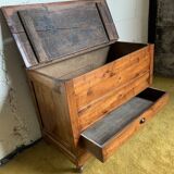 Mayan chest with drawer 19th