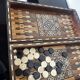Jeu de Backgammon ancien en Bois Marqueté Syrien