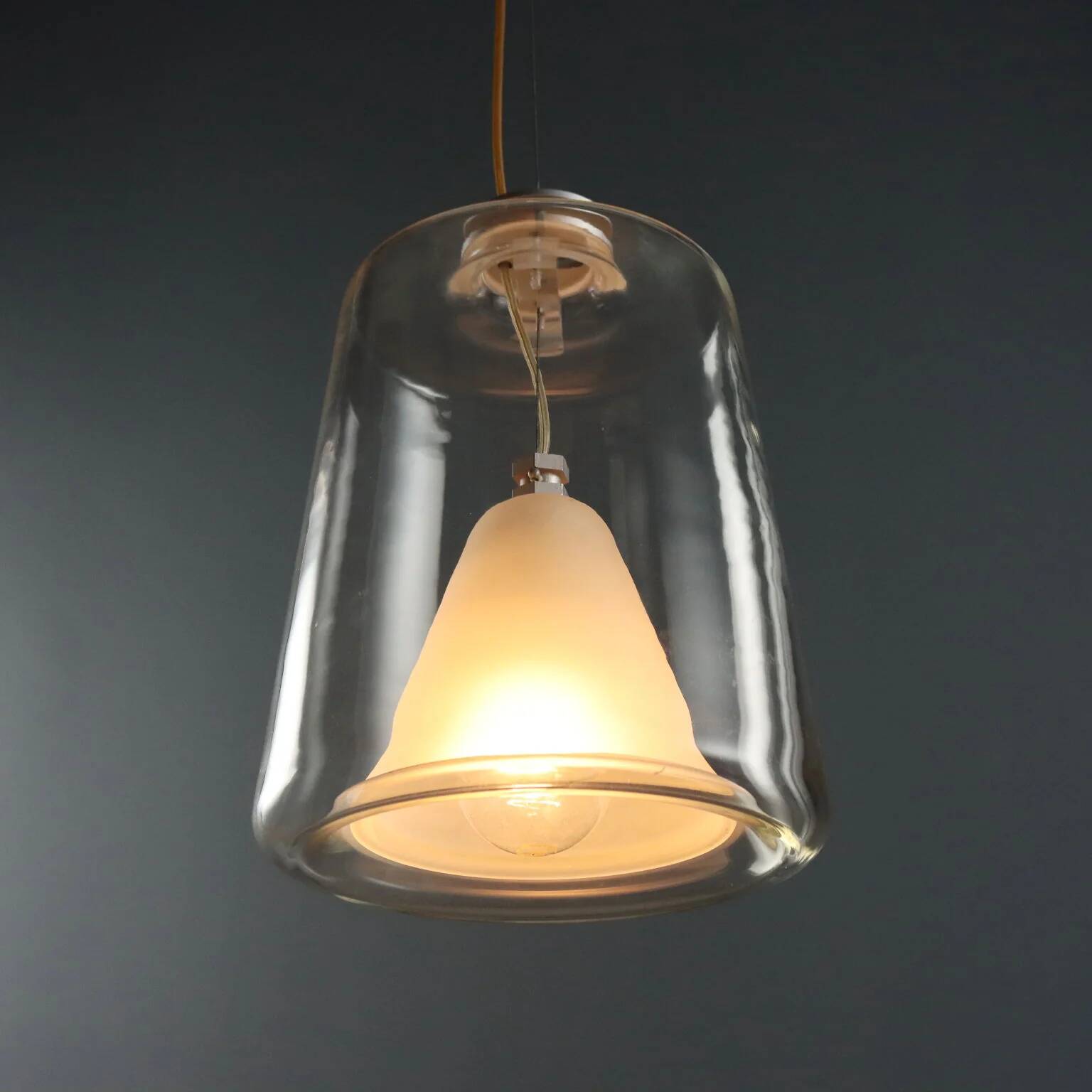 Vintage lamp Oluce Lanternina design by Laudani and Romanelli from the 2000s.