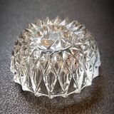 Vintage crystal salt and pepper shakers