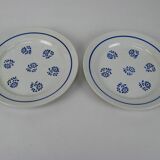Pair of Lunéville plates, Sablons model