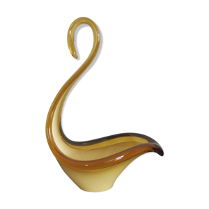 Vide poche cygne en verre - murano