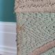 Large format handmade wall tapestry vintage