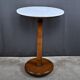 Walnut and marble gueridon, Restoration style – early 20th century