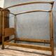 Solid wood four-poster bed