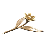 Brass flower paper press