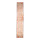 Pale orange herki runner rug 74x392cm