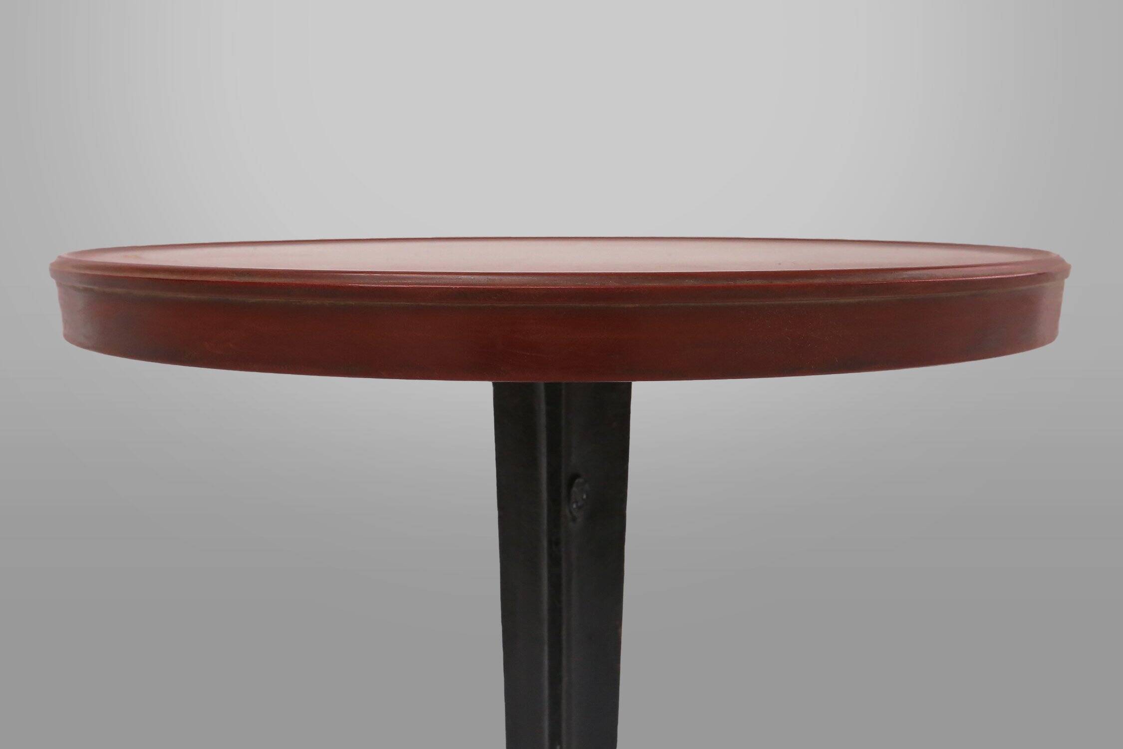 Cast Iron Bistro Table with Bakelite Top from Louis Vuitton, France, 1930s