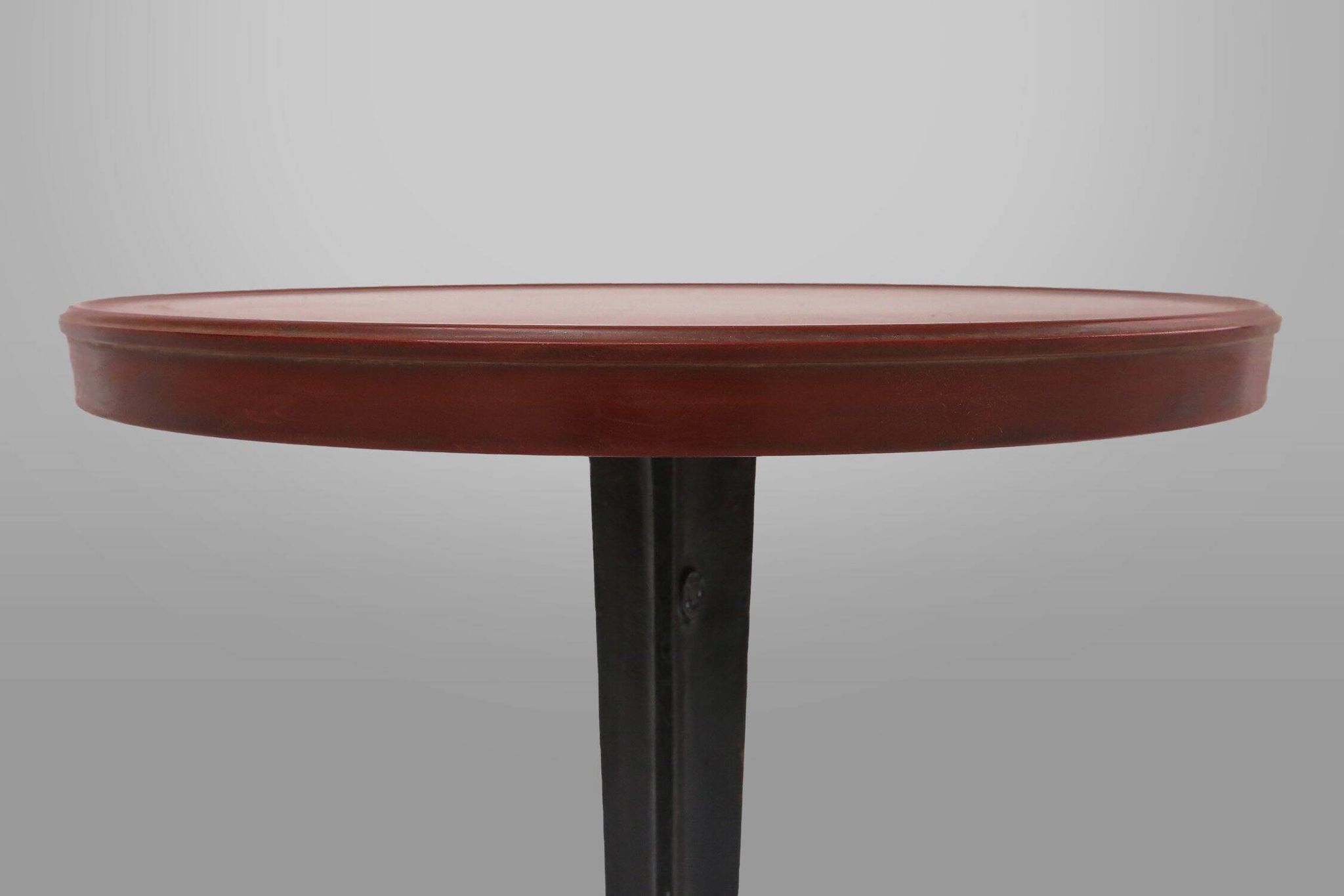 Cast Iron Bistro Table with Bakelite Top from Louis Vuitton, France, 1930s