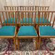 Set of 6 1950s beech chairs.