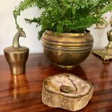 Petrified wooden ashtray