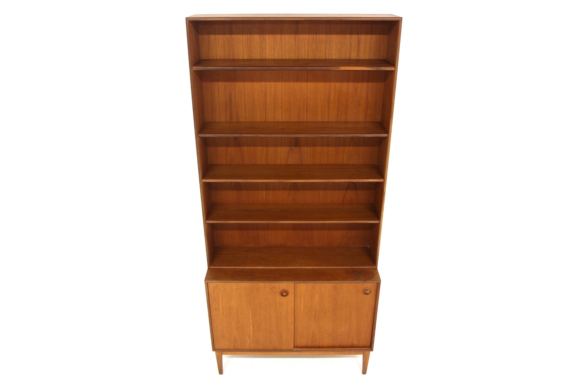 Teak library, Bränntorps, Sweden, 1960