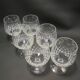 Set of 6 cognac glasses