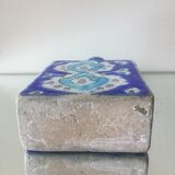 Islamic art ceramic vase in Iznik style antique