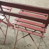 4 chaises pliantes de square