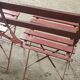 4 chaises pliantes de square
