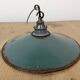 Industrial Green Enamel Light, 1950s