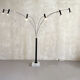 Arc floor lamp with 6 branches 1970