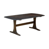 Table basse vintage Ercol orme 1960