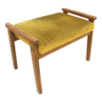 Scandinavian oak ottoman, sweden, 1960