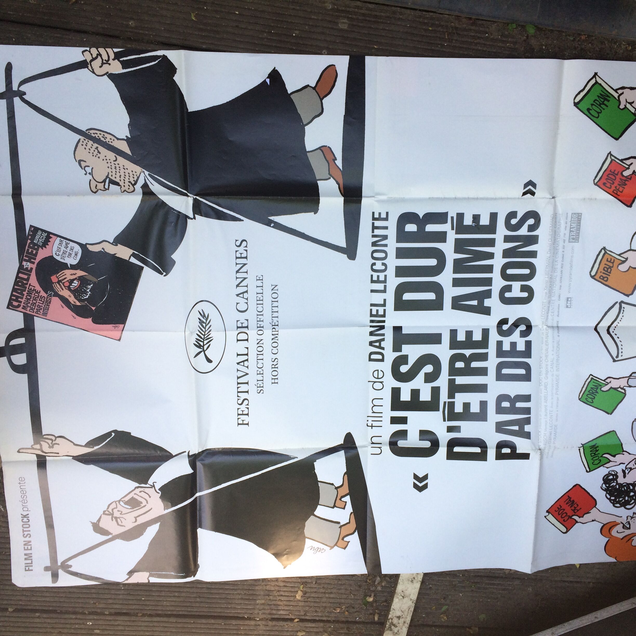 Cinema poster "it's hard to be loved by jerks"