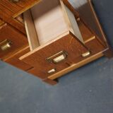 Vintage apothecary furniture in oak, Germany, 1940s