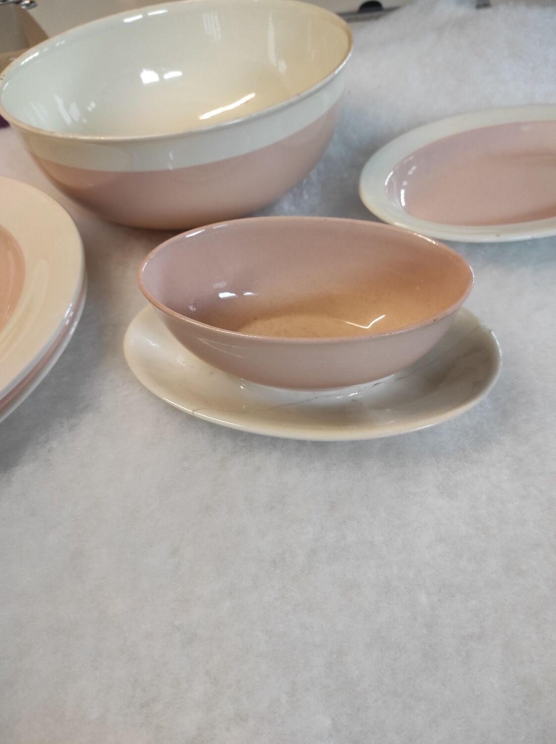 Service rose poudré Villeroy et boch