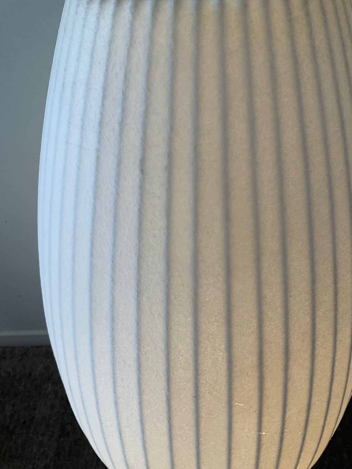 Lampadaire cocoon des années 80