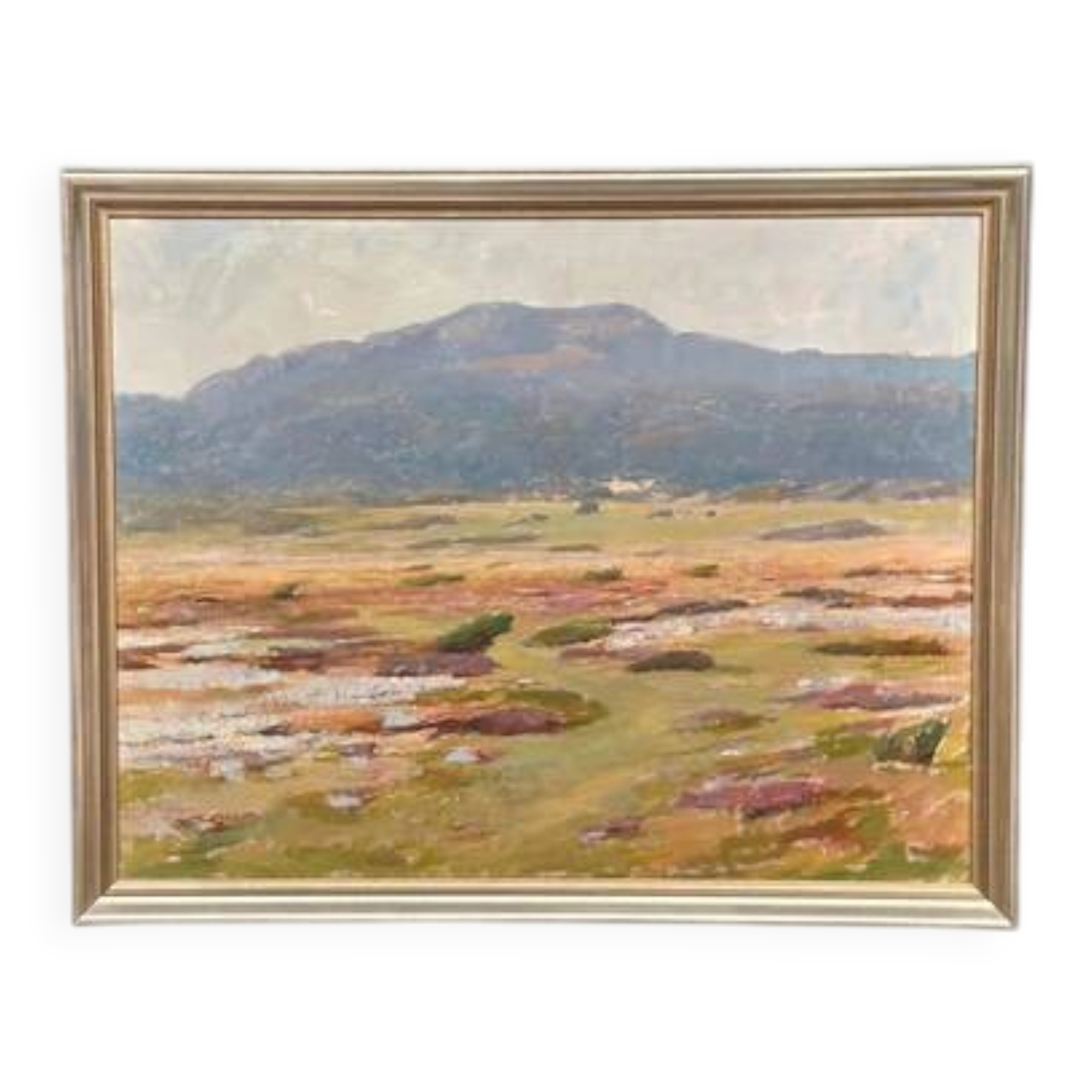 Original Swedish Oil on Canvas – “Landscape” by Gunnar Wallentin – Vintage