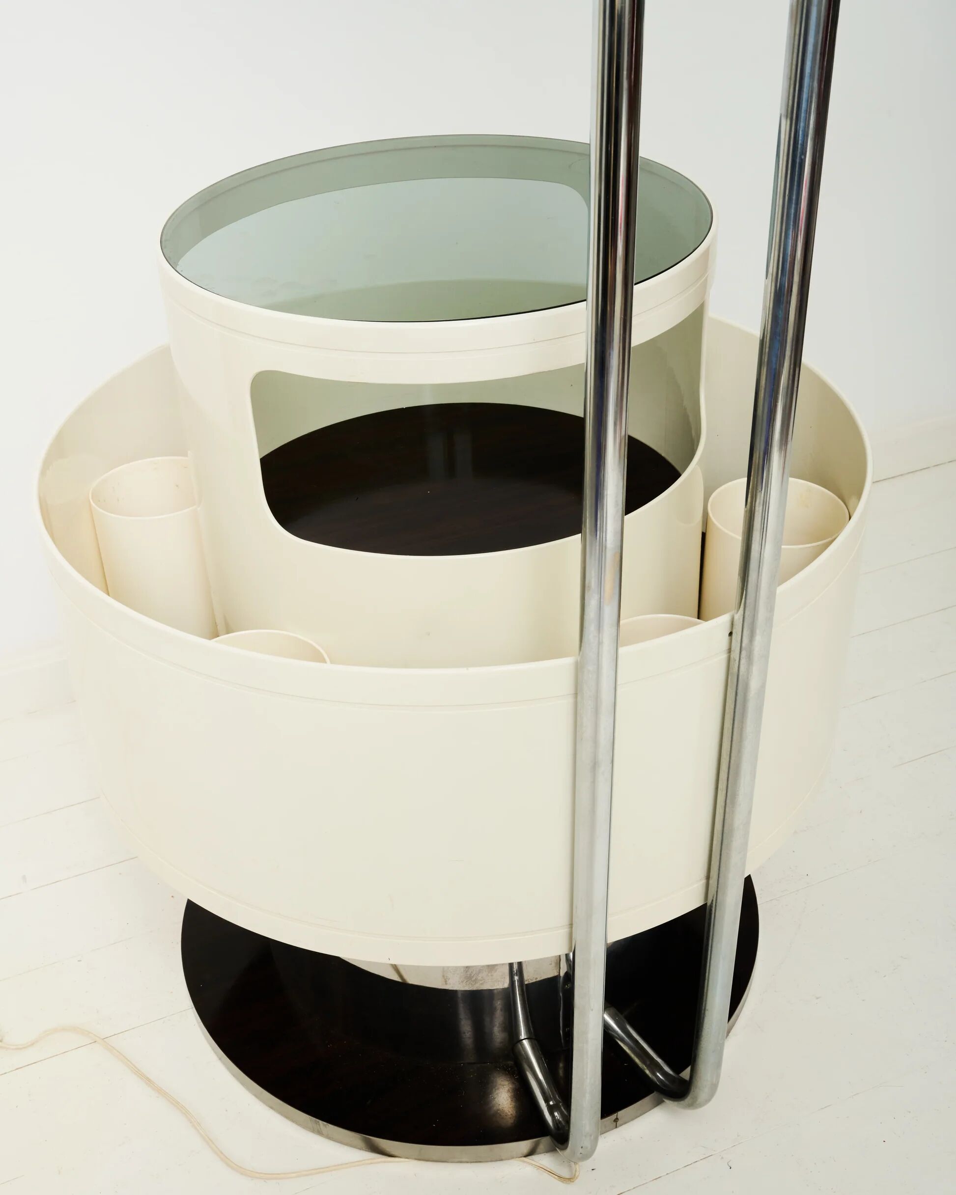 Floor lamp in the style of Joe Colombo, Italy, 1970s.