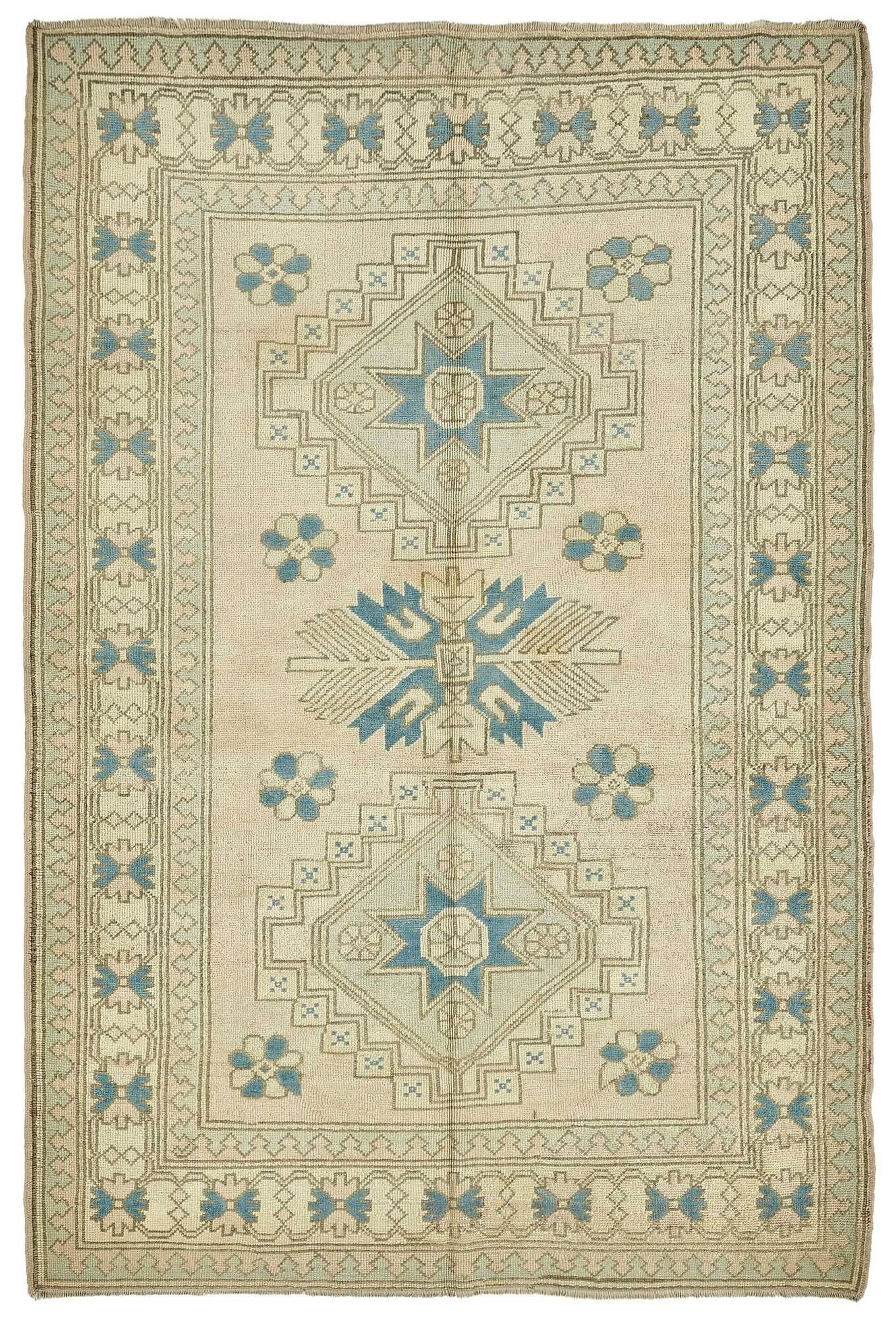 Turkish Vintage Anatolian Rug 176 cm x 266 cm