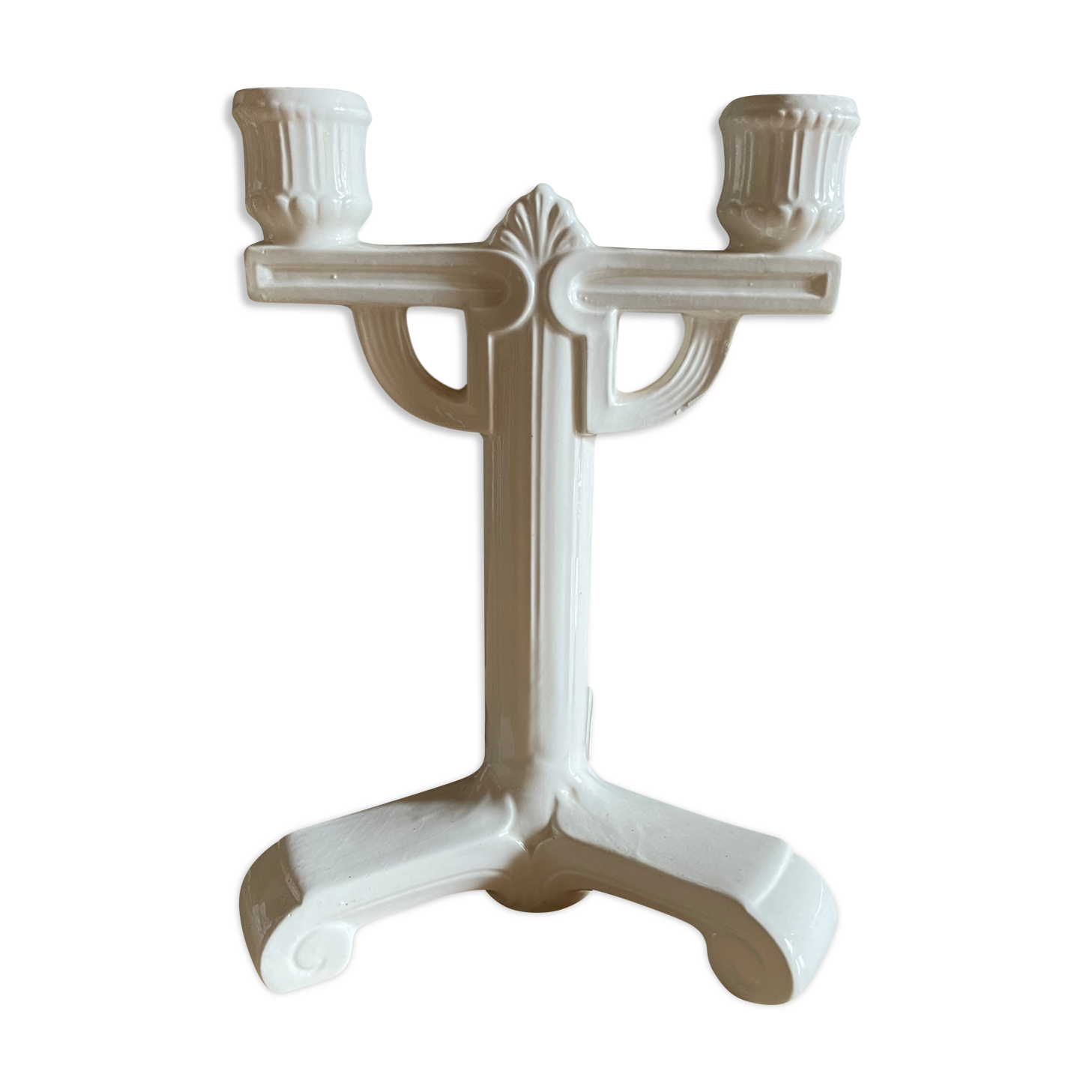 Vintage ceramic candle holder
