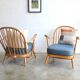 Pair of vintage armchairs by Ercol