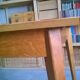 Table en chêne doré 1950