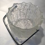 Scandinavian design frosted glass ice cube bucket