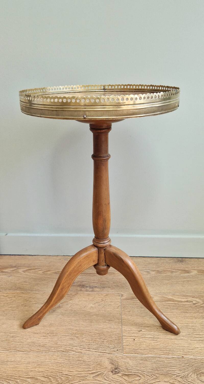 Tripod Gueridon Louis XVI style mahogany