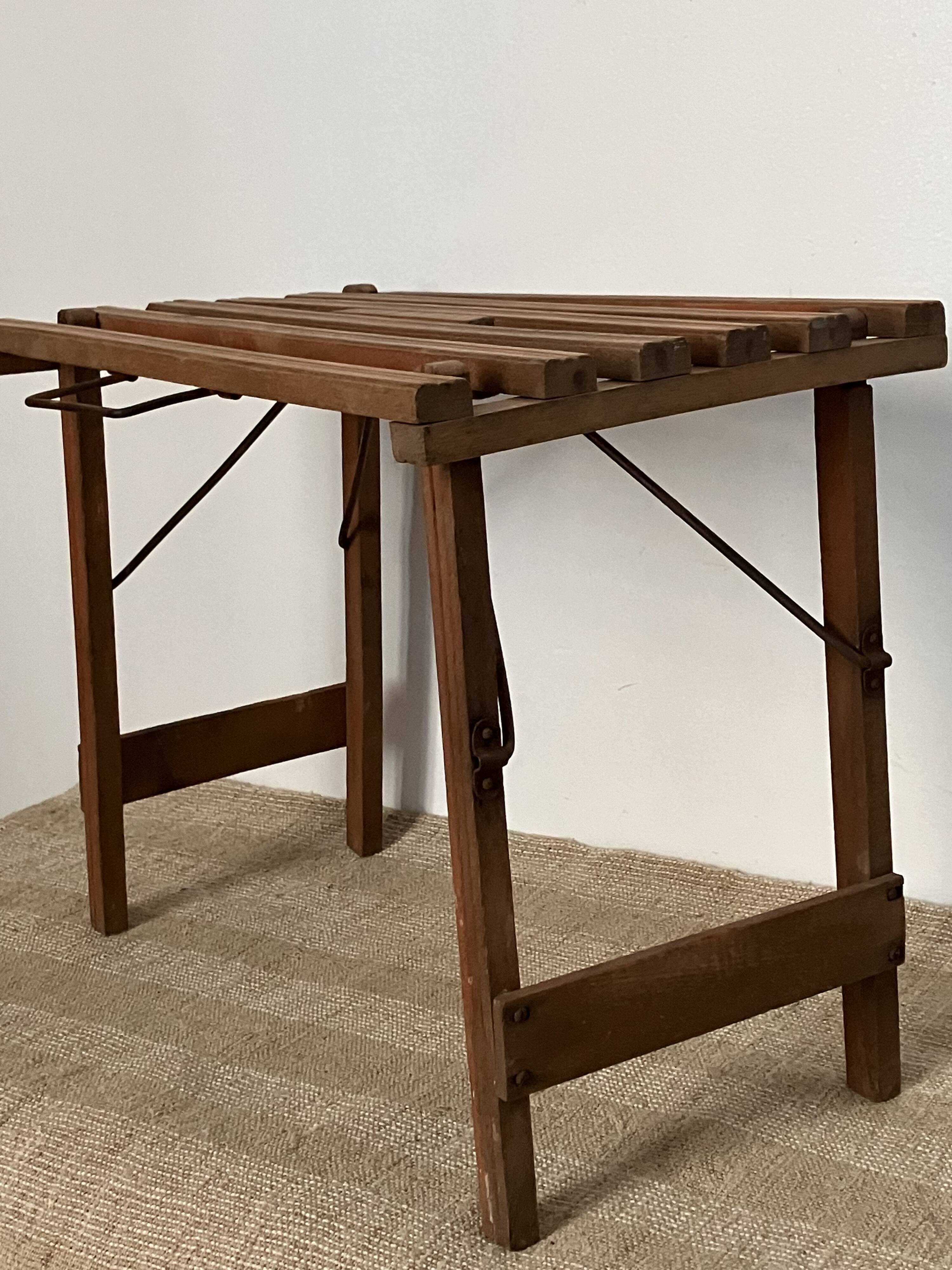 Folding stool for fisherman or painter