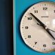 Horloge vintage pendule murale "Bayard Bleue"
