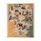 Old illustrated map of the Limousin - JP Pinchon