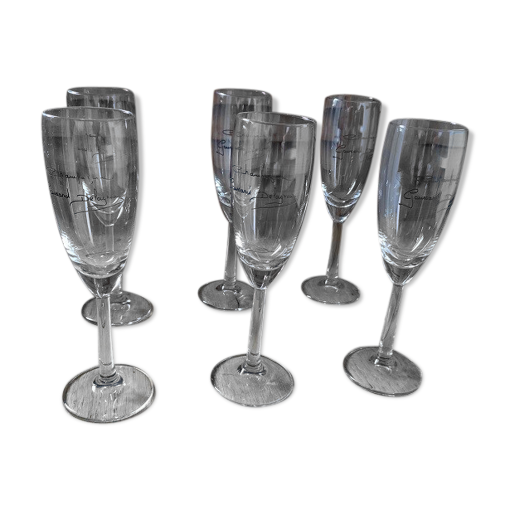 Verres flûtes à champagne gaussard lot de 6 Selency