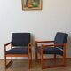 Fauteuils vintage 1970. Ensemble de 2.